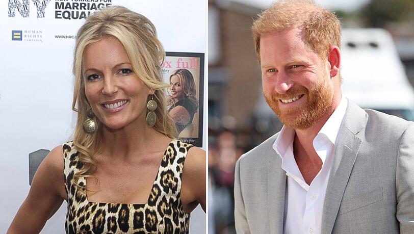 Catherine Ommanney neben Prinz Harry.