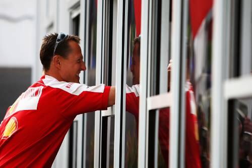 Hat auch am Wochenende wieder viel gelacht bei Ferrari, sein Einfluss wird aber immer geringer: Michael Schumacher