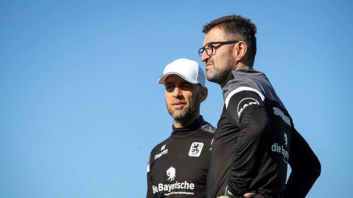 Geschäftsführer und Trainer: Günther Gorenzel (l.) und Michael Köllner sind beim TSV 1860 fürs Sportliche verantwortlich.