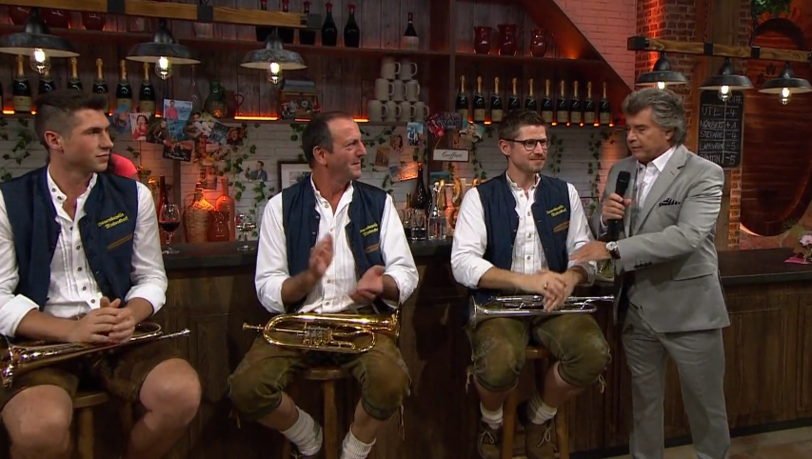 Andy Borg forderte einen Gast beim "Schlager-Spaß" dazu auf, mit dem Applaudieren aufzuhören.