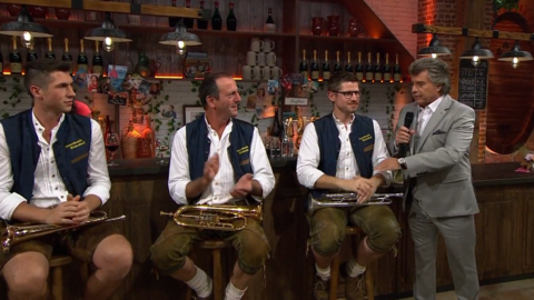 Andy Borg forderte einen Gast beim "Schlager-Spaß" dazu auf, mit dem Applaudieren aufzuhören.