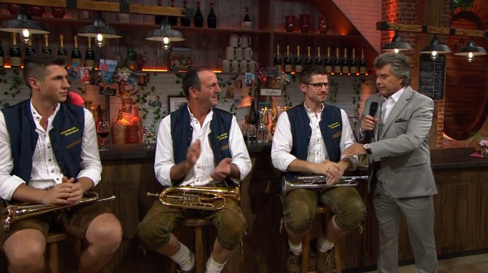 Andy Borg forderte einen Gast beim "Schlager-Spaß" dazu auf, mit dem Applaudieren aufzuhören.