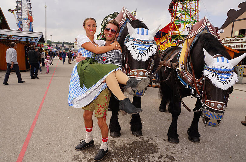 Nach dem verregneten ersten Wochenende kann die Wiesn jetzt so richtig los gehen.