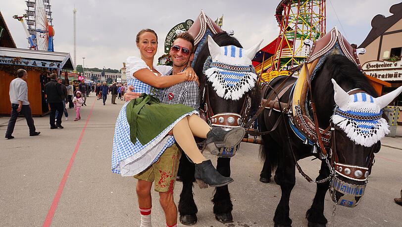 Nach dem verregneten ersten Wochenende kann die Wiesn jetzt so richtig los gehen.