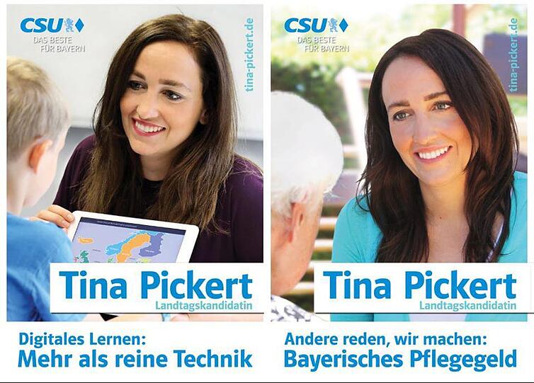 Die junge CSU-Politikerin war damals viel zu sehen als Landtagskandidatin im Münchner Norden.