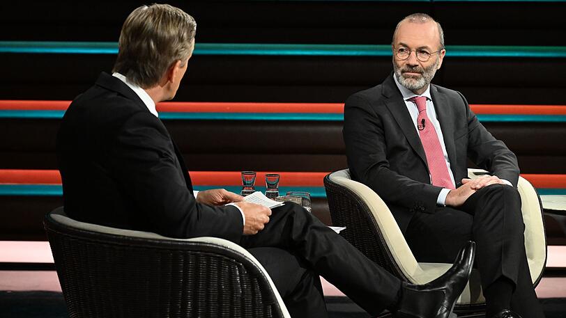 CSU-Vize Manfred Weber stellte im Gespräch mit dem ZDF-Moderator klar, dass ein Kanzlerwechsel für ihn nicht zur Debatte stehe. CSU-Vize Manfred Weber stellte im Gespräch mit dem ZDF-Moderator klar, dass ein Kanzlerwechsel für ihn nicht zur Debatte stehe.