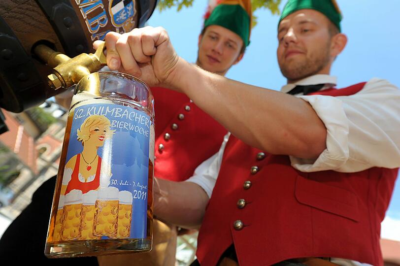 Bei der 62. Kulmbacher Bierwoche stehen vom 30. Juli an neun Tage lang Bierkultur und Geselligkeit im Mittelpunkt.