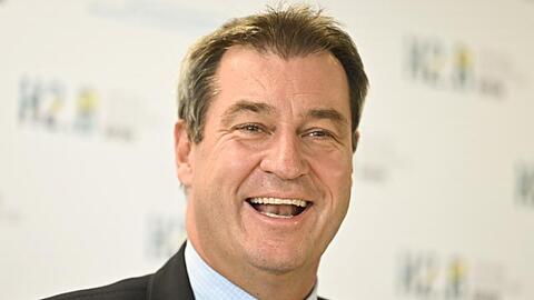 Der bayerische Ministerpräsident Markus Söder (CSU) während einer Pressekonferenz. Foto: Nicolas Armer/Archivbild