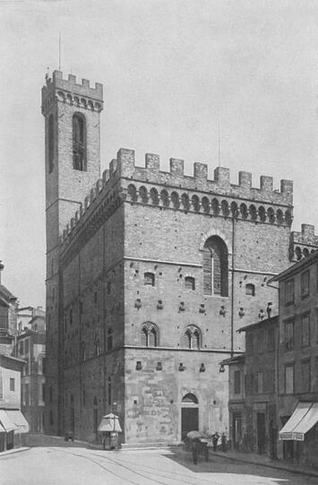 Brunelleschis Kuppel pr&auml;gte zu Lebzeiten Bocaccios noch nicht die Silhouette von Florenz, aber den Palazzo del Podest&agrave; gab es schon