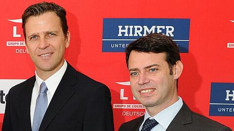 DFB-Manager Oliver Bierhoff und Immobilienunternehmer Christian Hirmer.