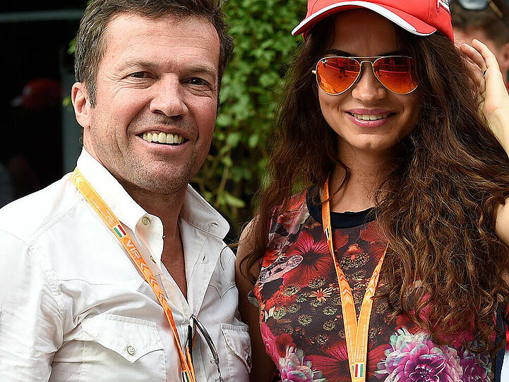 Lothar Matthäus und Freundin Anastasia