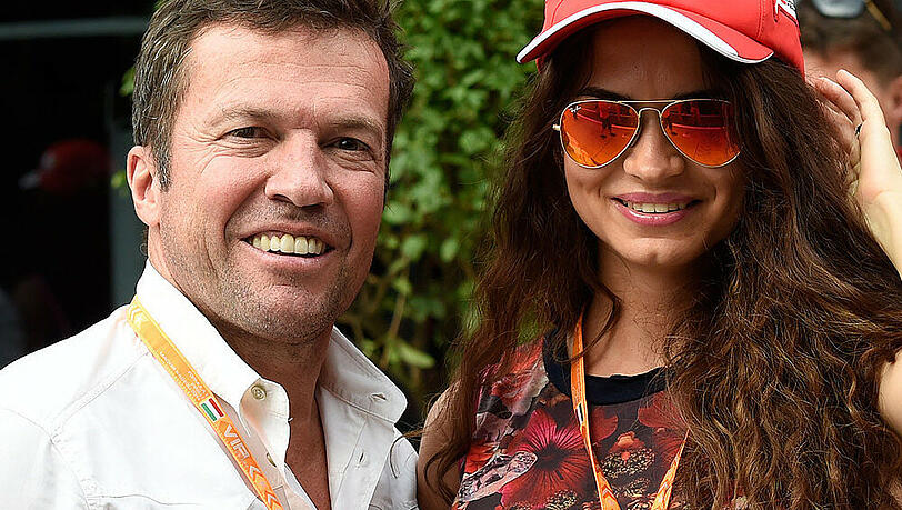 Lothar Matthäus und Freundin Anastasia Lothar Matthäus und Freundin Anastasia