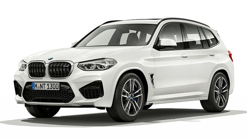 Bietet mehr Platz als das SUV-Coupé: der X3 in der M-Version in täuschend unschuldigem Weiß