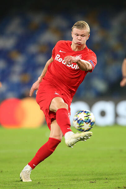 Bei RB Salzburg gereift und ausgebildet, heute Topspieler in Dortmund: Erling Haaland. Bei RB Salzburg gereift und ausgebildet, heute Topspieler in Dortmund: Erling Haaland.