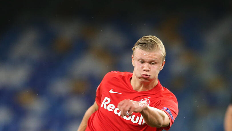 Bei RB Salzburg gereift und ausgebildet, heute Topspieler in Dortmund: Erling Haaland. Bei RB Salzburg gereift und ausgebildet, heute Topspieler in Dortmund: Erling Haaland.