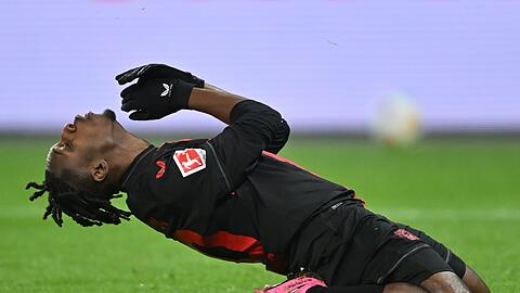 Jeremie Frimpong und Leverkusen kamen gegen Borussia Mönchengladbach nicht über ein 0:0 hinaus.