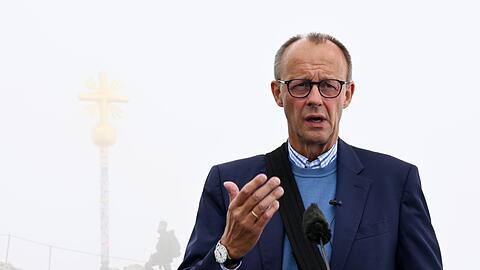 Auf der Zugspitze war Friedrich Merz schon, aber jetzt kommt er als Kanzler. (Archivbild)