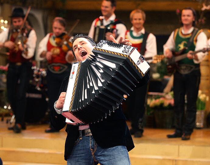 Quetscht auch den letzten Ton aus seinem Instrument: Marc Pircher