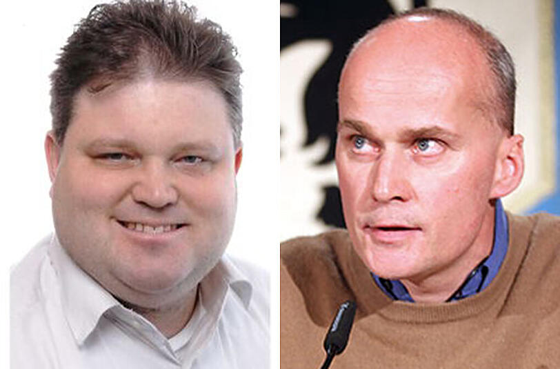 Markus Drees (l.) und Robert Reisinger sind die neuen Verwaltungsratschefs.