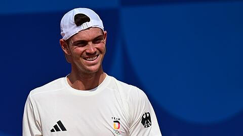 Bei den Olympischen Spielen in Frankreich war Tennisprofi Maximilian Marterer ebenso für Deutschland im Einsatz wie nun im Davis Cup in China.