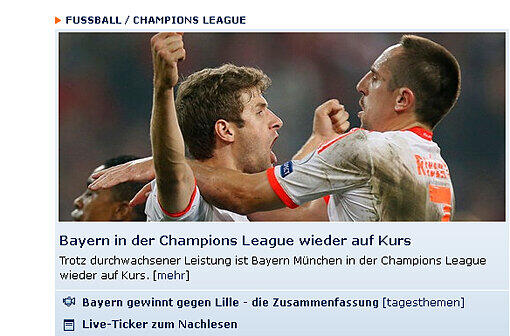 Internationale Stimmen: Bayern gegen Lille: Die Pressestimmen - FC Bayern - Abendzeitung München