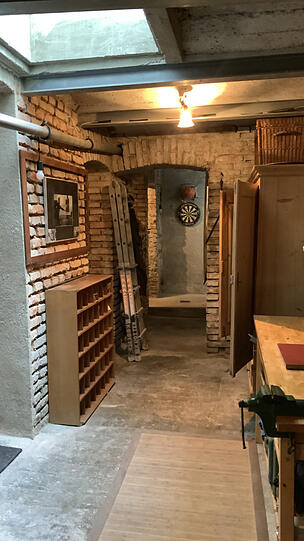 Der Keller aus dem Jahr 1895 steht unter Denkmalschutz.