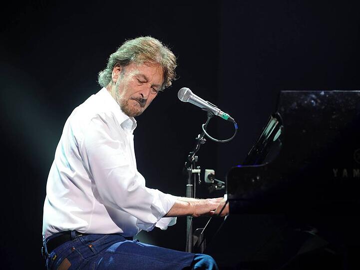 Rick Davies von Supertramp bei einem Auftritt in Genf im Oktober 2010