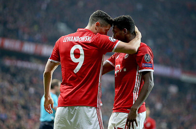 Weckruf angekommen: Robert Lewandowski und David Alaba.