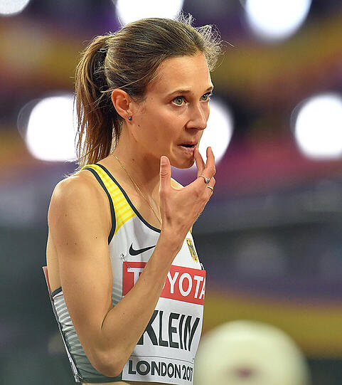 Die deutsche 1500-Meter-Läuferin Hanna Klein.