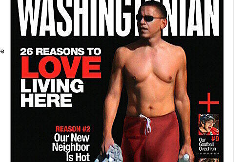 Obama auf der Mai-Ausgabe von "Wahingtonian"