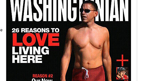 Obama auf der Mai-Ausgabe von "Wahingtonian" Obama auf der Mai-Ausgabe von "Wahingtonian"