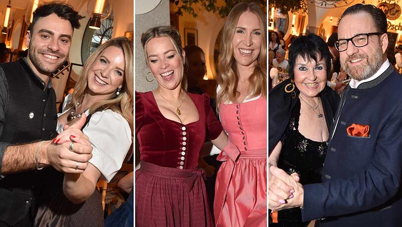 F&uuml;r den "Tanz in Tracht" im Donisl haben sich die Promis in Schale geworfen.