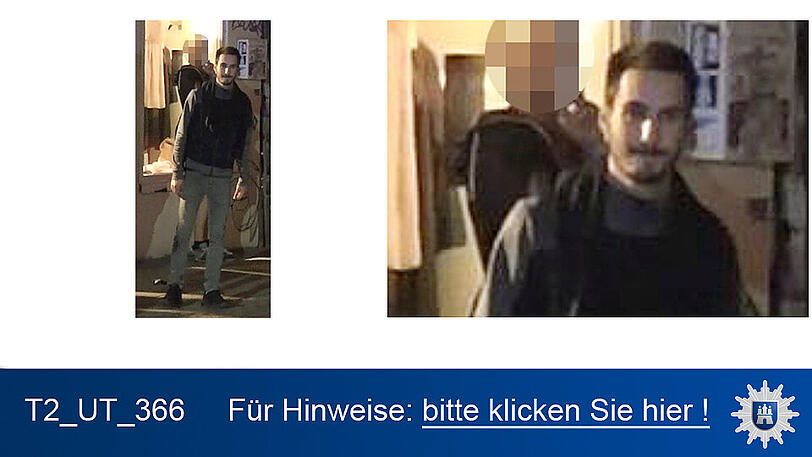 Nach diesen Personen wird öffentlich gefahndet. Die Polizei in Hamburg wird erreicht unter 040/4286-76543.