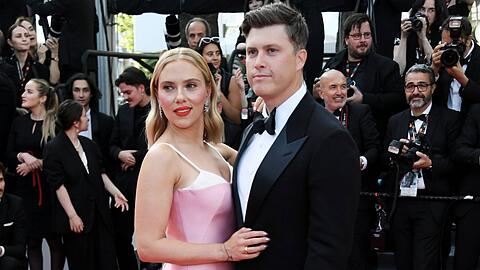 Scarlett Johansson und Colin Jost bei einem seltenen Pärchenauftritt in Cannes.