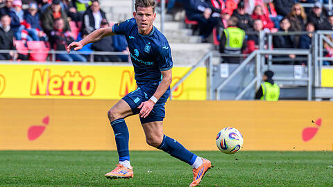 Florian Niederlechner wurde im Toto-Pokal-Halbfinale eingewechselt.