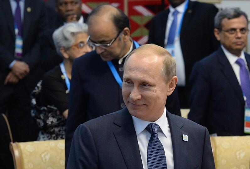 Vladimir Putin beim Brics-Treffen in Ufa.