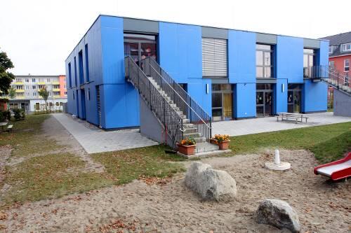 Bunt und innovativ: Der Städtische Kindergarten in der Marianne-Plehn-Straße.