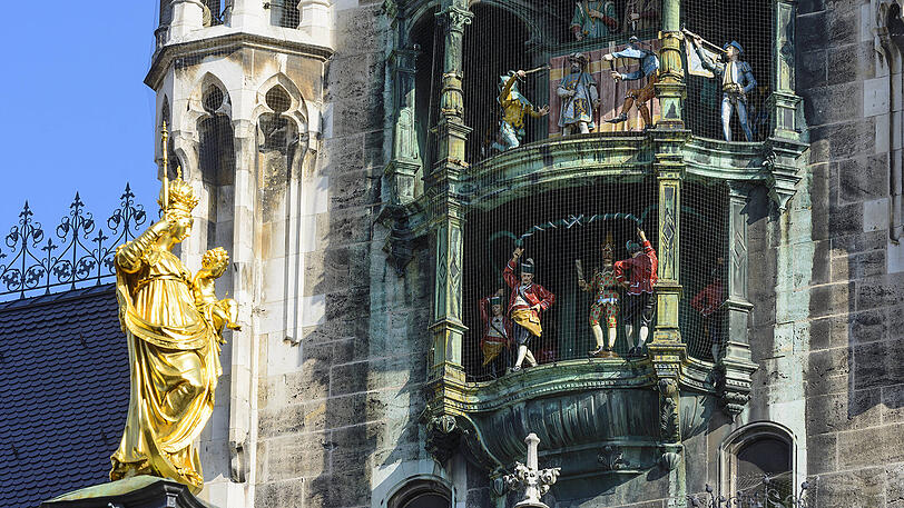 Die Turniergruppe im Rathausturm ist zur Zeit kaputt.