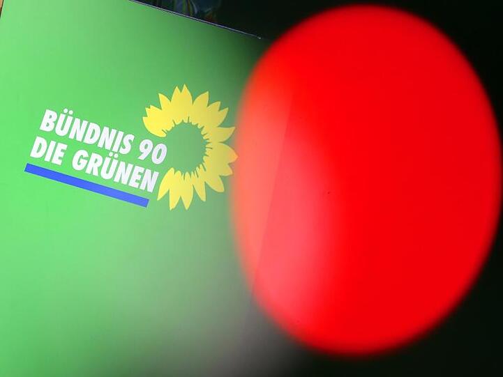 Das Logo von Bündnis90/Die Grünen. Foto: Wolfgang Kumm/Archivbild