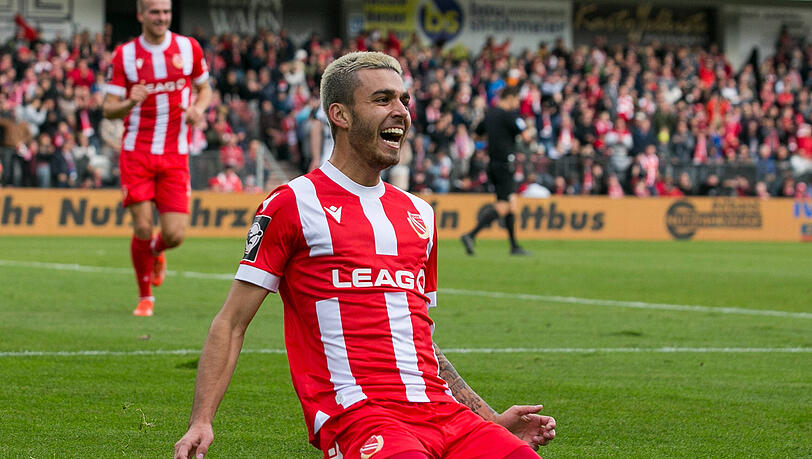 Hat die Haare schön: Ex-Bayern-Talent Lucas Copado traf gegen den TSV 1860 doppelt.