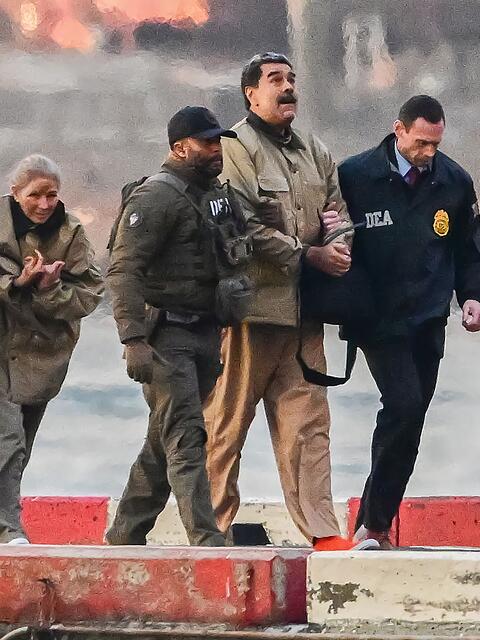 Maduro muss sich vor Gericht gegen den Vorwurf des "Drogenterrorismus" verteidigen. (Archivbild)