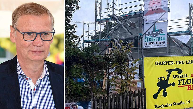 Günther Jauch hat mit den Baumaßnahmen an Loriots Villa am Starnberger See begonnen. Günther Jauch hat mit den Baumaßnahmen an Loriots Villa am Starnberger See begonnen.