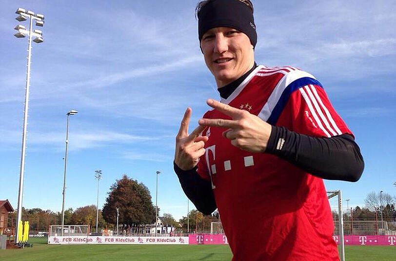Kehrt Bastian Schweinsteiger bald zurück ins Mannschaftstraining?