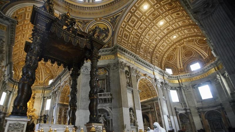 Könnte bald wieder Besucher empfangen: Der Petersdom in Rom. Könnte bald wieder Besucher empfangen: Der Petersdom in Rom.