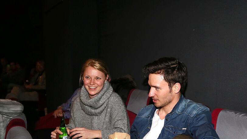 Kinoabend: Miriam Gössner und Felix Neureuther. Kinoabend: Miriam Gössner und Felix Neureuther.