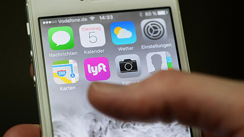 Der Fahrdienst Lyft ist Konkurrent von Uber.