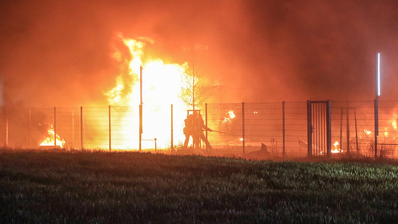 Die Feuerwehr konnte die Flammen löschen...