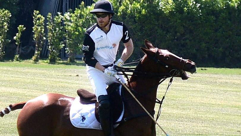 Prinz Harry bei einem Poloturnier im Jahr 2019.