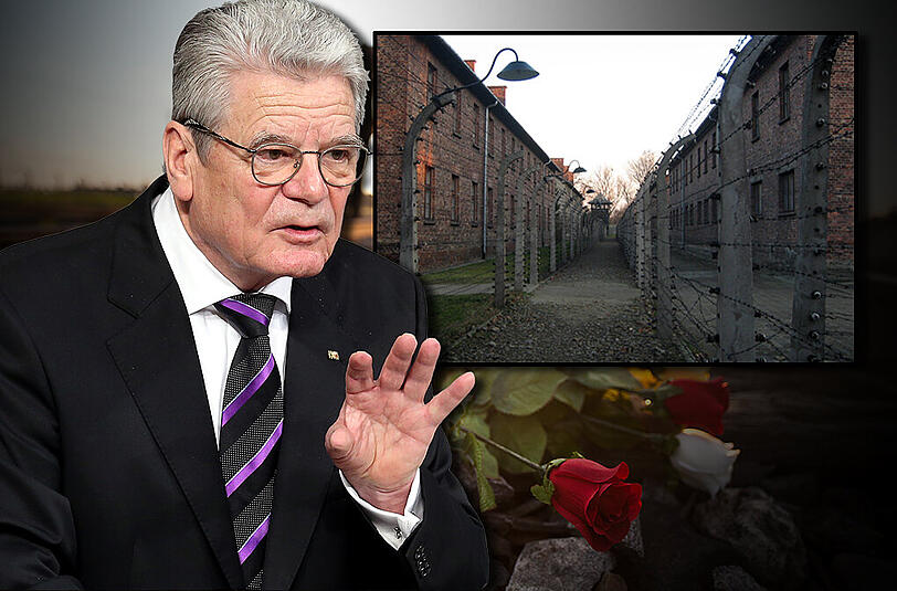 Bundespräsident Joachim Gauck erinnert an die Worte Roman Herzogs: "Ohne Erinnerung gibt es weder Überwindung des Bösen noch Lehren für die Zukunft."
