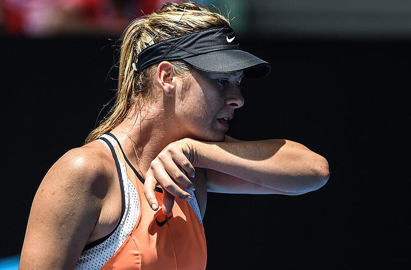 Maria Scharapowa kehrte auf den Tennis-Court zurück.